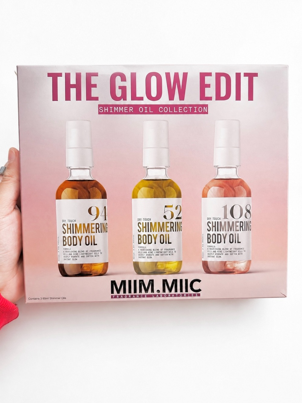 Miim.Miic The Glow Edit Shimmering Oil Collection